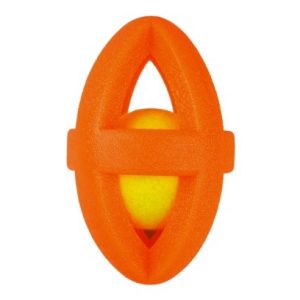 Pet Expert Рагби тврда гума со тениско топче 14цм