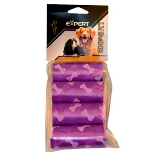 Pet Expert Ќесички за измет со мирис на лаванда 4×20