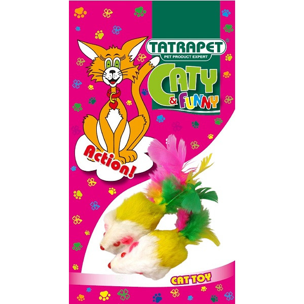 Tatrapet igrachka za machka gluvchinja 6-10cm 2