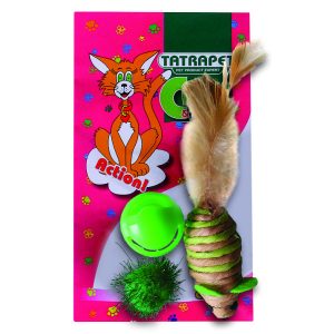 Tatrapet Играчка за мачка глувче и топче 3,5-6,3цм/3